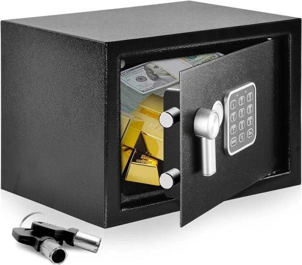 Money / jewelry / documents Metal Safe installation