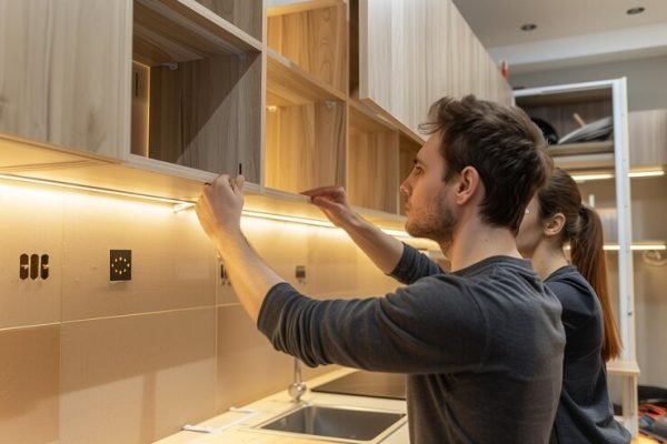 Kitchen Cabinet Lights Installation