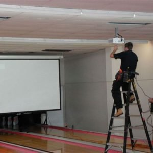 Projector & Screen Installation wiring up to 25ft